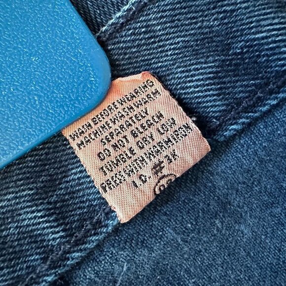 Vintage Gitano Distressed Denim Baggy Jeans Womens 36/22W Average - Picture 9 of 9